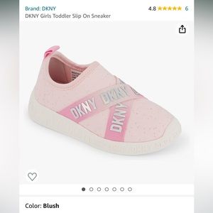 NWT DKNY Girls Toddler Slip On Sneaker
